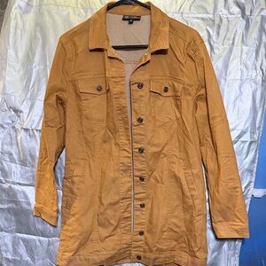 Elegant Mustard Trench Coat